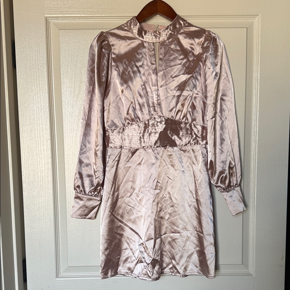 Versona Pink Long Sleeve Dress